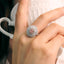 GENUINE PINK DIAMOND & DIAMOND RING(#:JZ112-F)
