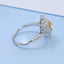 GENUINE YELLOW DIAMOND & DIAMOND RING (#:JZ125-Y)