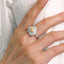 GENUINE YELLOW DIAMOND & DIAMOND RING (#:JZ125-Y)