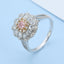 GENUINE PINK DIAMOND & DIAMOND RING/PENDANT(#:JZ132-F)