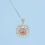 GENUINE PINK DIAMOND & DIAMOND RING/PENDANT(#:JZ132-F)