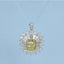 GENUINE YELLOW DIAMOND & DIAMOND RING/PENDANT(#:JZ139-Y)