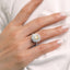 GENUINE YELLOW DIAMOND & DIAMOND RING/PENDANT(#:JZ139-Y)