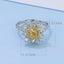 GENUINE YELLOW DIAMOND & DIAMOND RING(#:JZ148-Y)