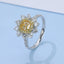 GENUINE YELLOW DIAMOND & DIAMOND RING(#:JZ148-Y)