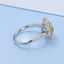 GENUINE YELLOW DIAMOND & DIAMOND RING(#:JZ148-Y)