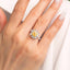 GENUINE YELLOW DIAMOND & DIAMOND RING(#:JZ148-Y)