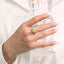 GENUINE YELLOW DIAMOND & DIAMOND RING(#:JZ148-Y)
