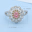 GENUINE PINK DIAMOND & DIAMOND RING/PENDANT(#:JZ155-F)
