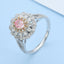 GENUINE PINK DIAMOND & DIAMOND RING/PENDANT(#:JZ155-F)