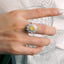 GENUINE YELLOW DIAMOND & DIAMOND RING(#:JZ156-Y)