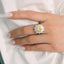 GENUINE YELLOW DIAMOND & DIAMOND RING(#:JZ156-Y)