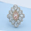 GENUINE PINK DIAMOND & DIAMOND RING/PENDANT(#:JZ159-F)