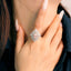 GENUINE PINK DIAMOND & DIAMOND RING/PENDANT(#:JZ159-F)