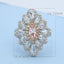 GENUINE PINK DIAMOND & DIAMOND RING/PENDANT(#:JZ159-F)