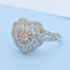 GENUINE PINK DIAMOND & DIAMOND RING/PENDANT(#:JZ165-F)