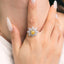 GENUINE YELLOW DIAMOND & DIAMOND RING(#:JZ165-Y)