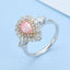 GENUINE PINK DIAMOND & DIAMOND RING/PENDANT(#:JZ167-F)