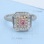 GENUINE PINK DIAMOND & DIAMOND RING/PENDANT(#:JZ171-F)