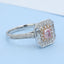 GENUINE PINK DIAMOND & DIAMOND RING/PENDANT(#:JZ171-F)