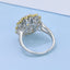 GENUINE YELLOW DIAMOND & DIAMOND RING(#:JZ187-Y)