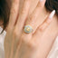 GENUINE YELLOW DIAMOND & DIAMOND RING(#:JZ187-Y)