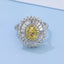 GENUINE YELLOW DIAMOND & DIAMOND RING/PENDANT(#:JZ193-Y)