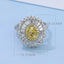 GENUINE YELLOW DIAMOND & DIAMOND RING/PENDANT(#:JZ193-Y)