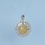 GENUINE YELLOW DIAMOND & DIAMOND RING/PENDANT(#:JZ193-Y)