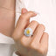 GENUINE YELLOW DIAMOND & DIAMOND RING/PENDANT(#:JZ193-Y)