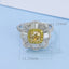 GENUINE YELLOW DIAMOND & DIAMOND RING(#:JZ195-Y)