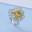 GENUINE YELLOW DIAMOND & DIAMOND RING(#:JZ195-Y)