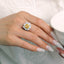 GENUINE YELLOW DIAMOND & DIAMOND RING(#:JZ195-Y)
