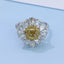 GENUINE YELLOW DIAMOND & DIAMOND RING/PENDANT(#:JZ196-Y )