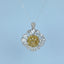 GENUINE YELLOW DIAMOND & DIAMOND RING/PENDANT(#:JZ196-Y )