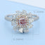 GENUINE PINK DIAMOND & DIAMOND RING/PENDANT(#:JZ213-F)