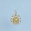 GENUINE YELLOW DIAMOND & DIAMOND RING/PENDANT(#:JZ253-Y)