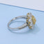 GENUINE YELLOW DIAMOND & DIAMOND RING/PENDANT(#:JZ253-Y)