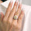 GENUINE YELLOW DIAMOND & DIAMOND RING/PENDANT(#:JZ253-Y)