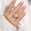 GENUINE YELLOW DIAMOND & DIAMOND RING/PENDANT(#:JZ253-Y)