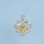 GENUINE YELLOW DIAMOND & DIAMOND RING/PENDANT(#:JZ363-Y)