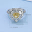 GENUINE YELLOW DIAMOND & DIAMOND RING/PENDANT(#:JZ363-Y)