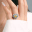 GENUINE YELLOW DIAMOND & DIAMOND RING/PENDANT(#:JZ363-Y)