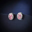 LAB-GROWN PINK DIAMOND & DIAMOND EARRINGS(#:LGED003-F)