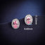 LAB-GROWN PINK DIAMOND & DIAMOND EARRINGS(#:LGED003-F)