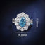 LAB-GROWN BLUE DIAMOND & DIAMOND RING/PENDANT(#:LGJZ001-B)