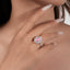 LAB-GROWN PINK DIAMOND & DIAMOND RING(#:LGJZ003-F)