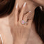 LAB-GROWN PINK DIAMOND & DIAMOND RING(#:LGJZ003-F)