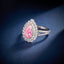 LAB GROWN PINK DIAMOND & DIAMOND RING(#:LGJZ004-F)