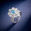 LAB-GROWN BLUE DIAMOND & DIAMOND RING/PENDANT(#:LGJZ005-B)